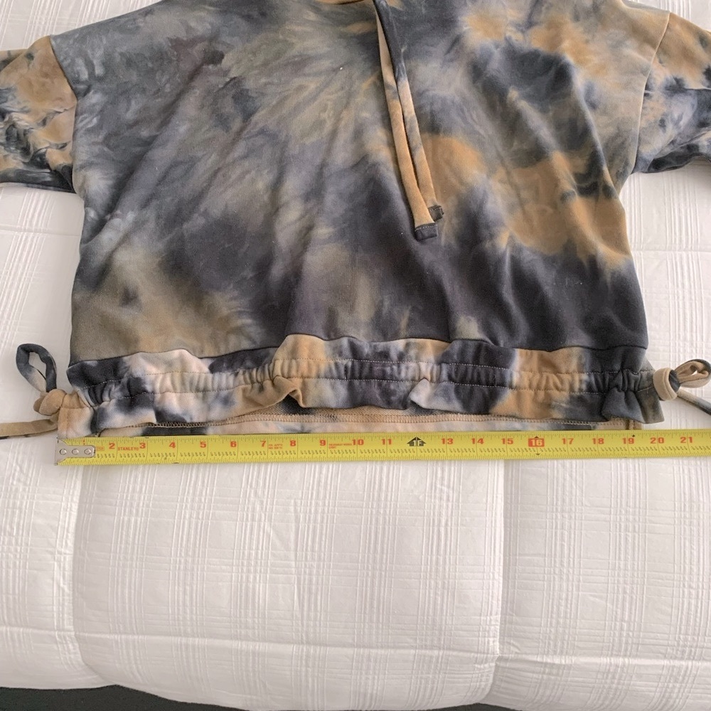 BlankNYC Tie Dye Cropped Hooded Sweatshirt - S - Picture 5 of 5